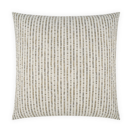 D.V. KAP HOME   22"x22" Outdoor Lonny Pillow - Birch Stripes, Beach    - OD-555-B-2222
