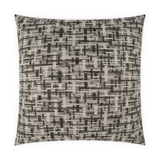D.V. KAP HOME   22"x22" Outdoor Zahwe Pillow - Grey Abstract, Transitional    - OD-557-G-2222