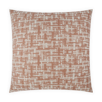 D.V. KAP HOME   22"x22" Outdoor Zahwe Pillow - Rose Abstract, Transitional    - OD-557-R-2222