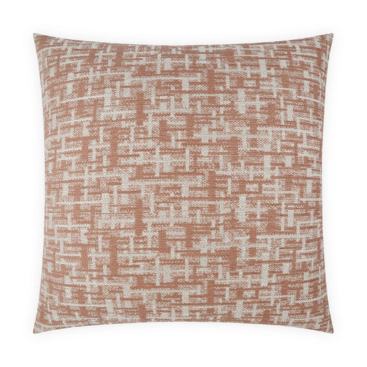 D.V. KAP HOME   22"x22" Outdoor Zahwe Pillow - Rose Abstract, Transitional    - OD-557-R-2222