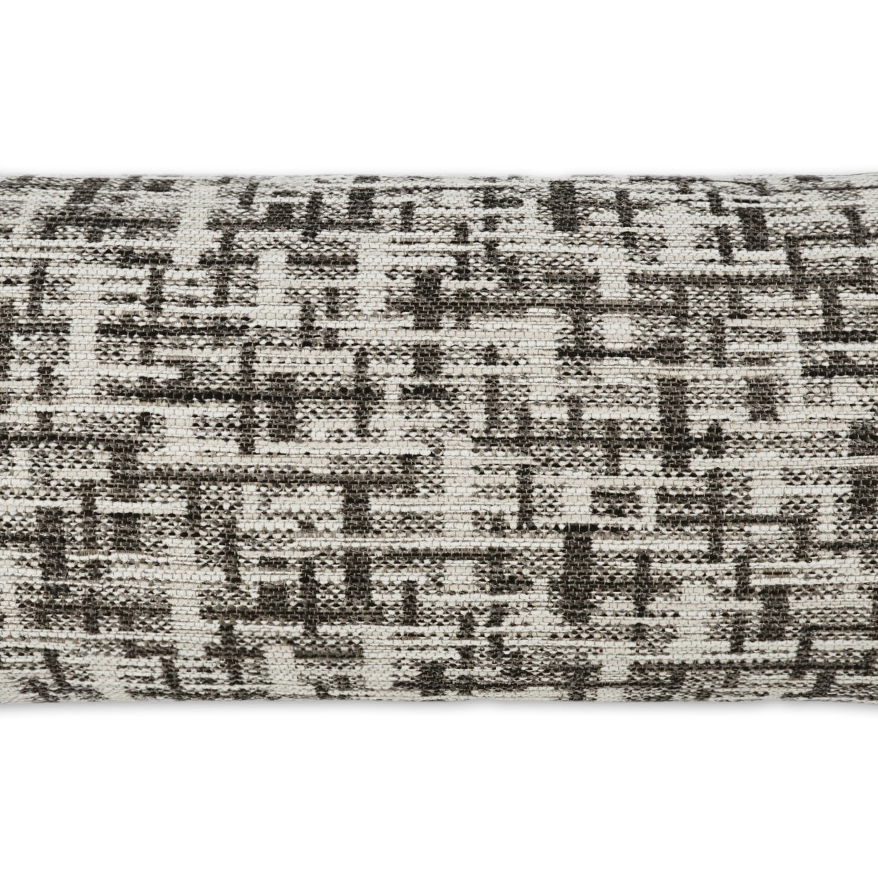 D.V. KAP HOME   12"x24" Outdoor Zahwe Lumbar Pillow - Grey Abstract, Transitional    - OD-558-G-1224