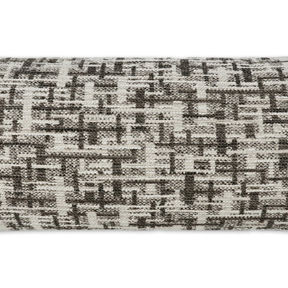 D.V. KAP HOME   12"x24" Outdoor Zahwe Lumbar Pillow - Grey Abstract, Transitional    - OD-558-G-1224