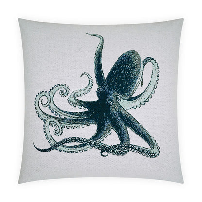 D.V. KAP HOME   22" x 22" Outdoor Octo Pillow Beach, Nautical, Animal, Novelty    - OD-560-2222