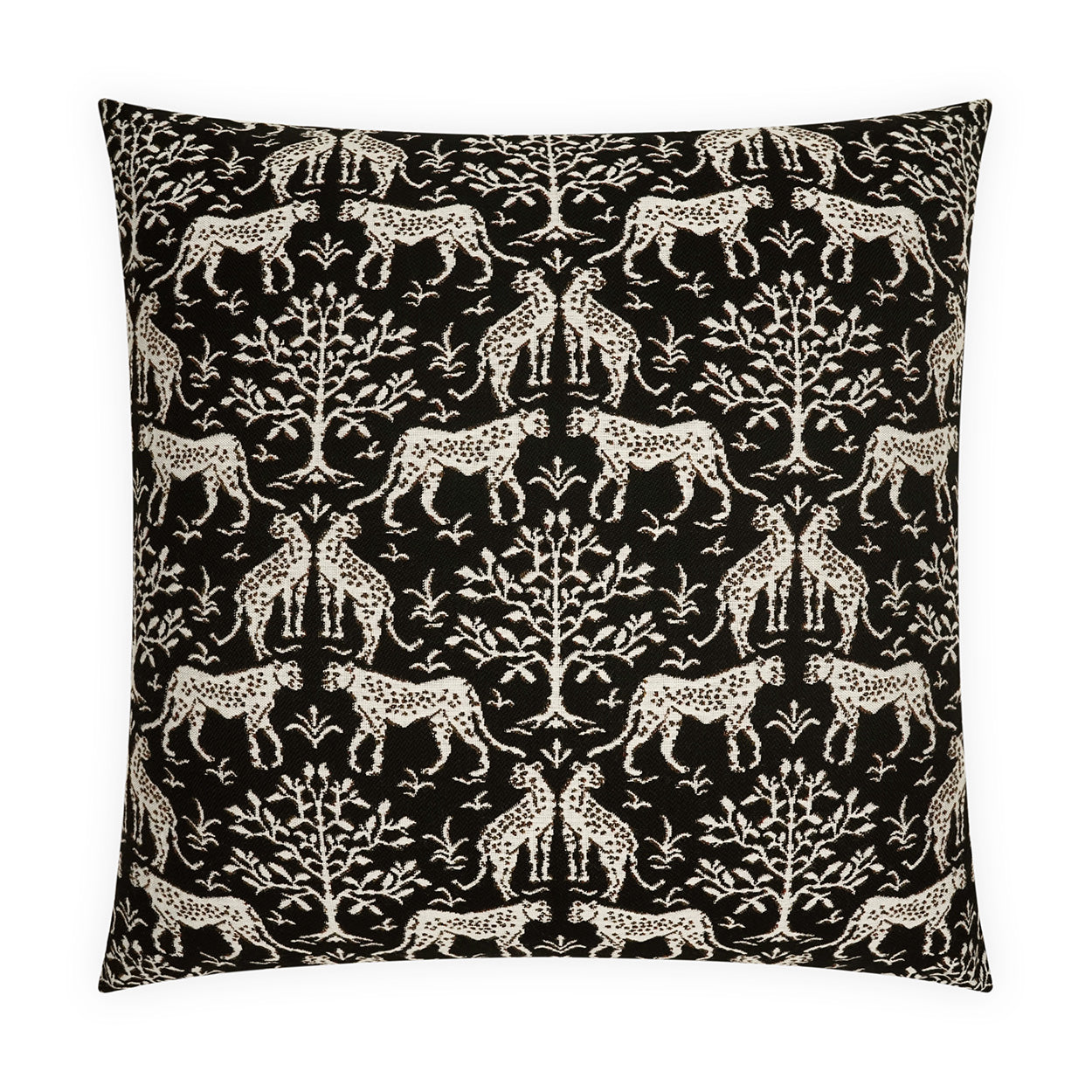 D.V. KAP HOME   22" x 22" Outdoor Jungle Walk Pillow Animal, Novelty    - OD-562-2222