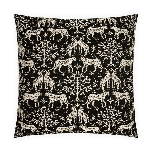 D.V. KAP HOME   22" x 22" Outdoor Jungle Walk Pillow Animal, Novelty    - OD-562-2222