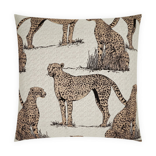 D.V. KAP HOME   22" x 22" Outdoor Mara Pillow Animal, Novelty    - OD-563-2222