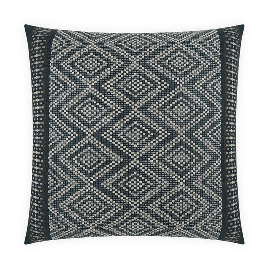 D.V. KAP HOME   22" x 22" Outdoor Wanderer Pillow - Denim Western Chic, Modern, Global    - OD-567-D-2222