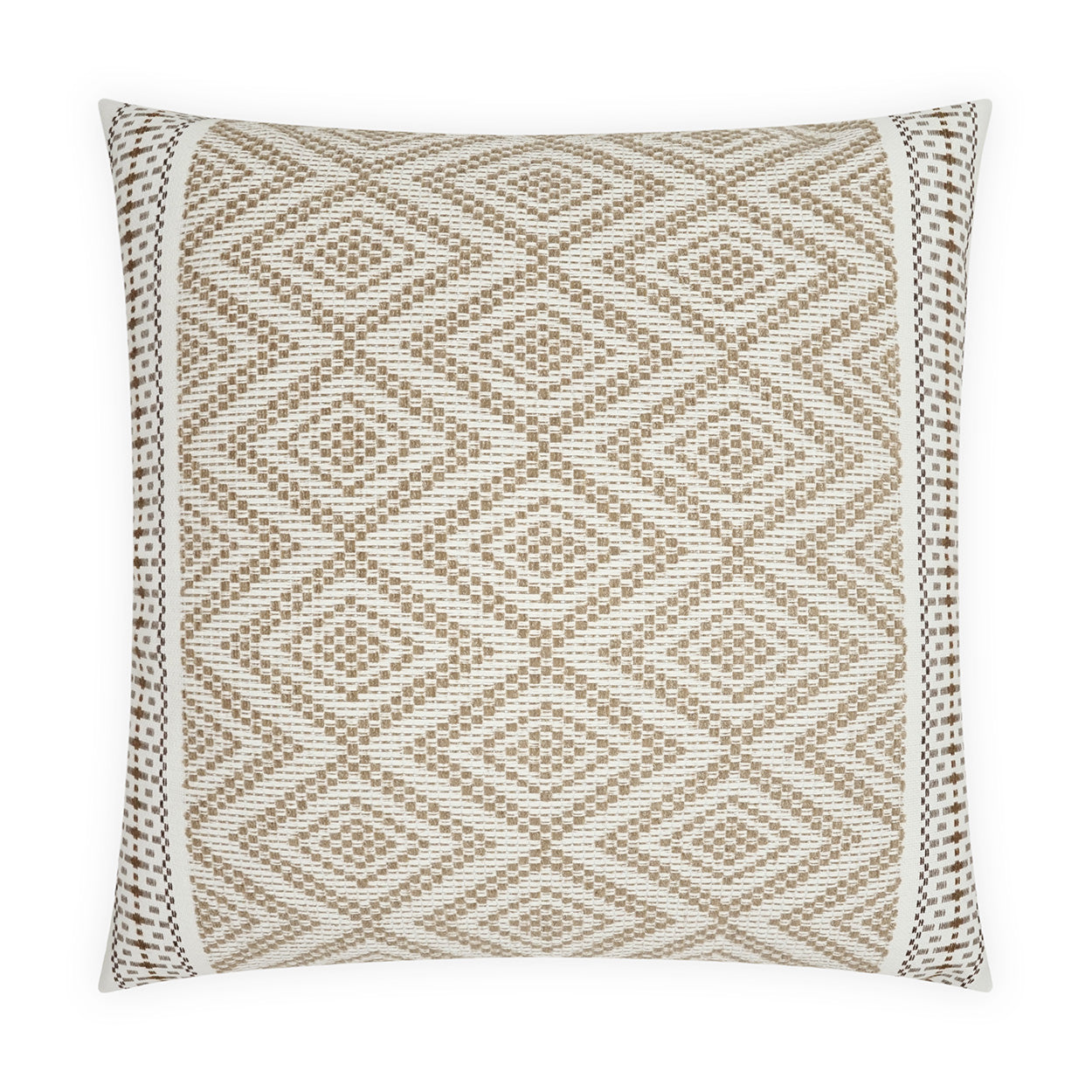 D.V. KAP HOME   22" x 22" Outdoor Wanderer Pillow - Natural Western Chic, Modern, Global    - OD-567-N-2222