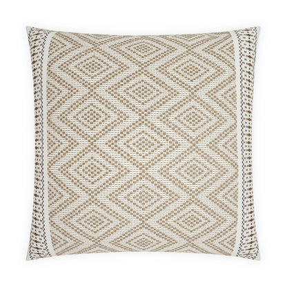 D.V. KAP HOME   22" x 22" Outdoor Wanderer Pillow - Natural Western Chic, Modern, Global    - OD-567-N-2222
