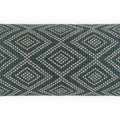 D.V. KAP HOME   12" x 24" Outdoor Wanderer Lumbar Pillow - Denim Western Chic, Modern, Global    - OD-568-D-1224