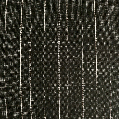 D.V. KAP HOME   22" x 22" Outdoor Koprin Pillow - Noir Stripes    - OD-573-N-2222