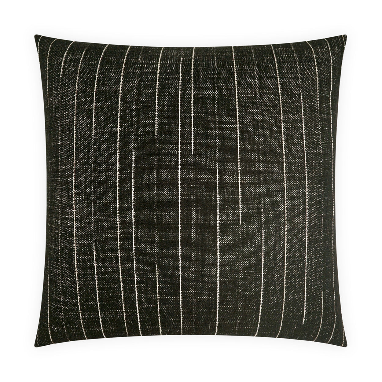 D.V. KAP HOME   22" x 22" Outdoor Koprin Pillow - Noir Stripes    - OD-573-N-2222