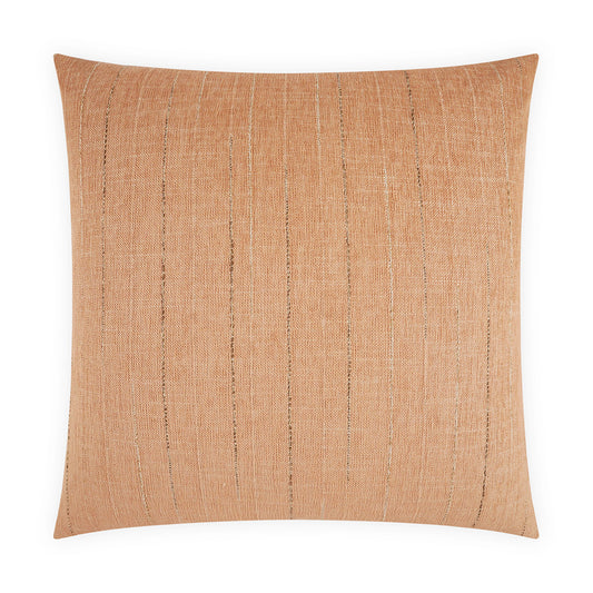 D.V. KAP HOME   22" x 22" Outdoor Koprin Pillow - Salmon Stripes    - OD-573-S-2222