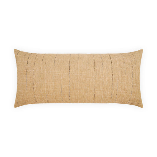 D.V. KAP HOME   12" x 24" Outdoor Koprin Lumbar Pillow - Chai Stripes    - OD-574-C-1224
