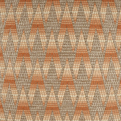 D.V. KAP HOME   22" x 22" Outdoor Clukey Pillow - Salmon Geometric, Modern, Global    - OD-575-S-2222