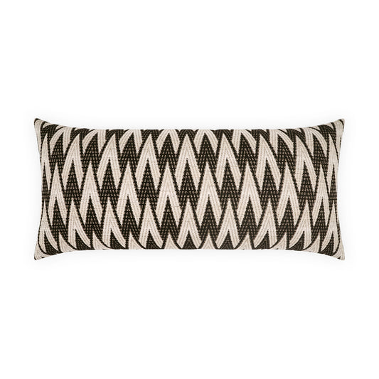 D.V. KAP HOME   12" x 24" Outdoor Clukey Lumbar Pillow - Domino Geometric, Modern, Global    - OD-576-D-1224