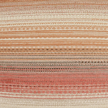 D.V. KAP HOME   22" x 22" Outdoor Ihara Pillow - Canyon Stripes    - OD-577-C-2222