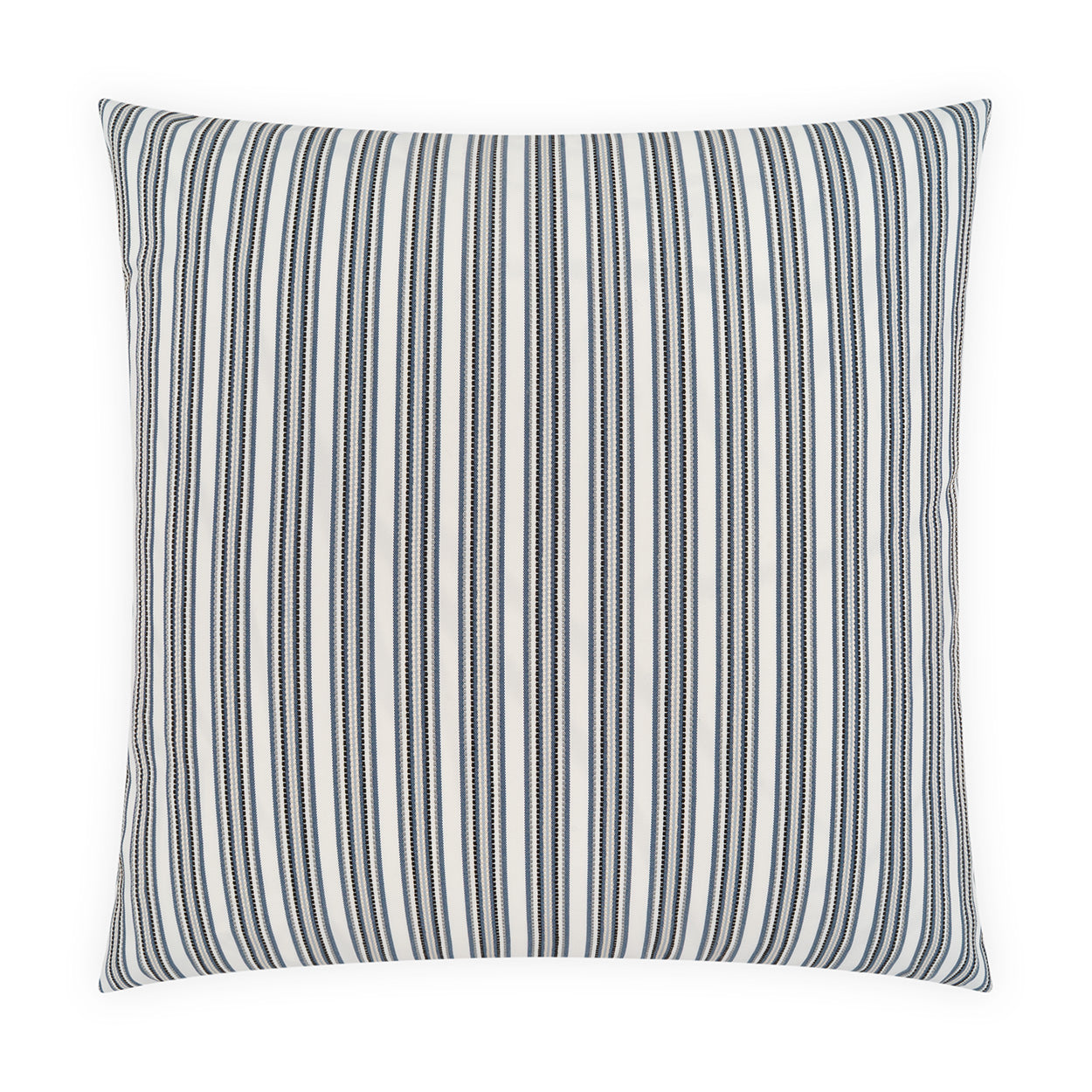 D.V. KAP HOME   22" x 22" Outdoor Pendle Pillow - Blue Stripes    - OD-579-B-2222