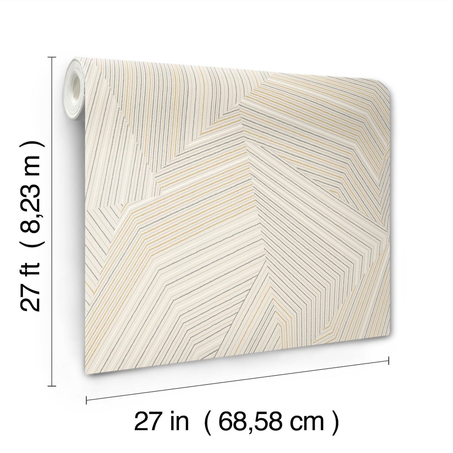 York Wallcoverings New Origins Dotted Maze Taupe Wallpaper  Geometrics Browns   - OI0612