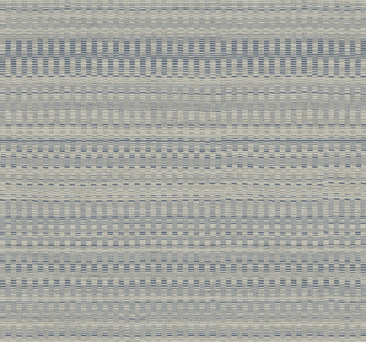 York Wallcoverings New Origins Tapestry Stitch Navy Wallpaper  Weaves Blues   - OI0625