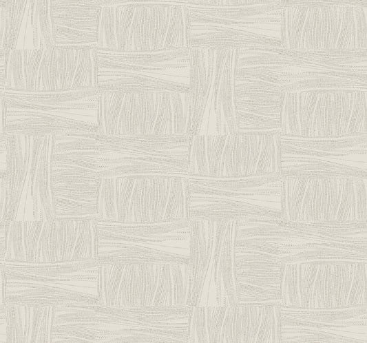 York Wallcoverings New Origins Wicker Dot Light Taupe Wallpaper  Geometrics Browns   - OI0633