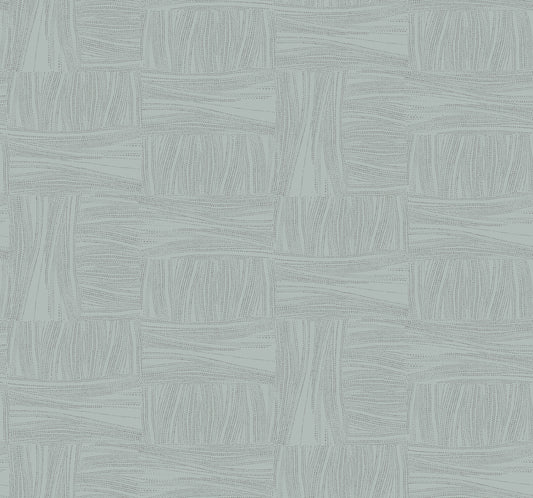 York Wallcoverings New Origins Wicker Dot Slate Blue Wallpaper  Geometrics Blues   - OI0634