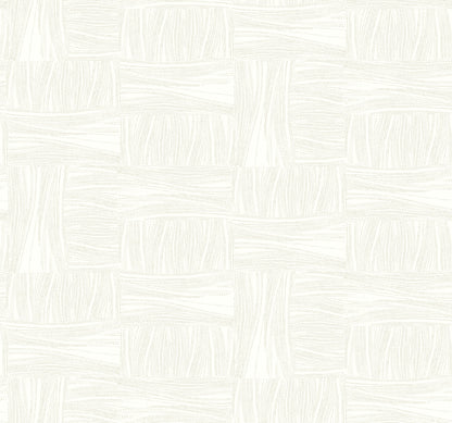 York Wallcoverings New Origins Wicker Dot Ivory Wallpaper  Geometrics Whites and Off-Whites   - OI0636