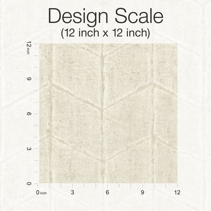 York Wallcoverings New Origins Flatiron Geometric Oyster Wallpaper  Chevron and Houndstooth Whites and Off-Whites   - OI0642