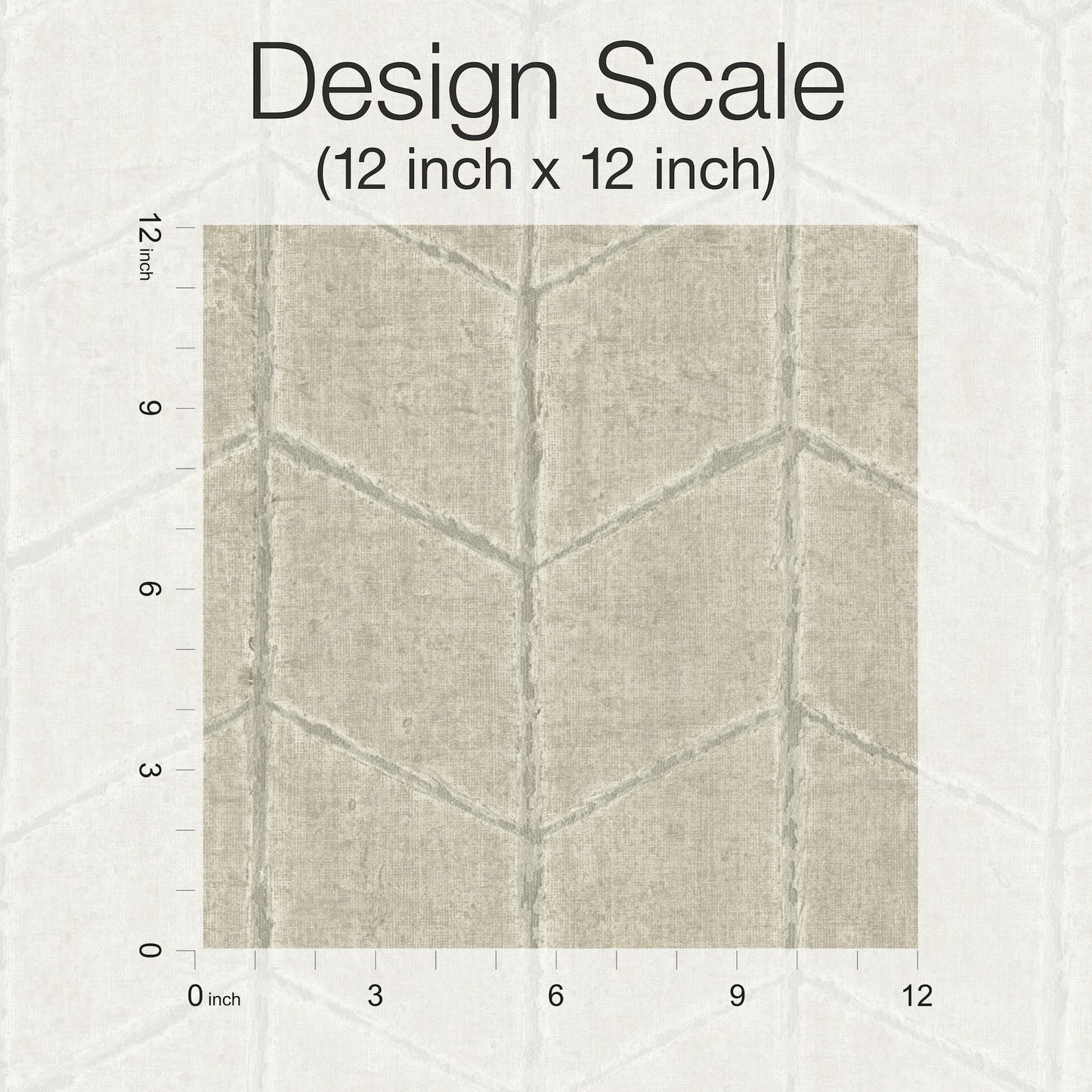 York Wallcoverings New Origins Flatiron Geometric Taupe Wallpaper  Chevron and Houndstooth Browns   - OI0643