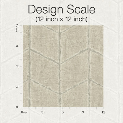 York Wallcoverings New Origins Flatiron Geometric Taupe Wallpaper  Chevron and Houndstooth Browns   - OI0643