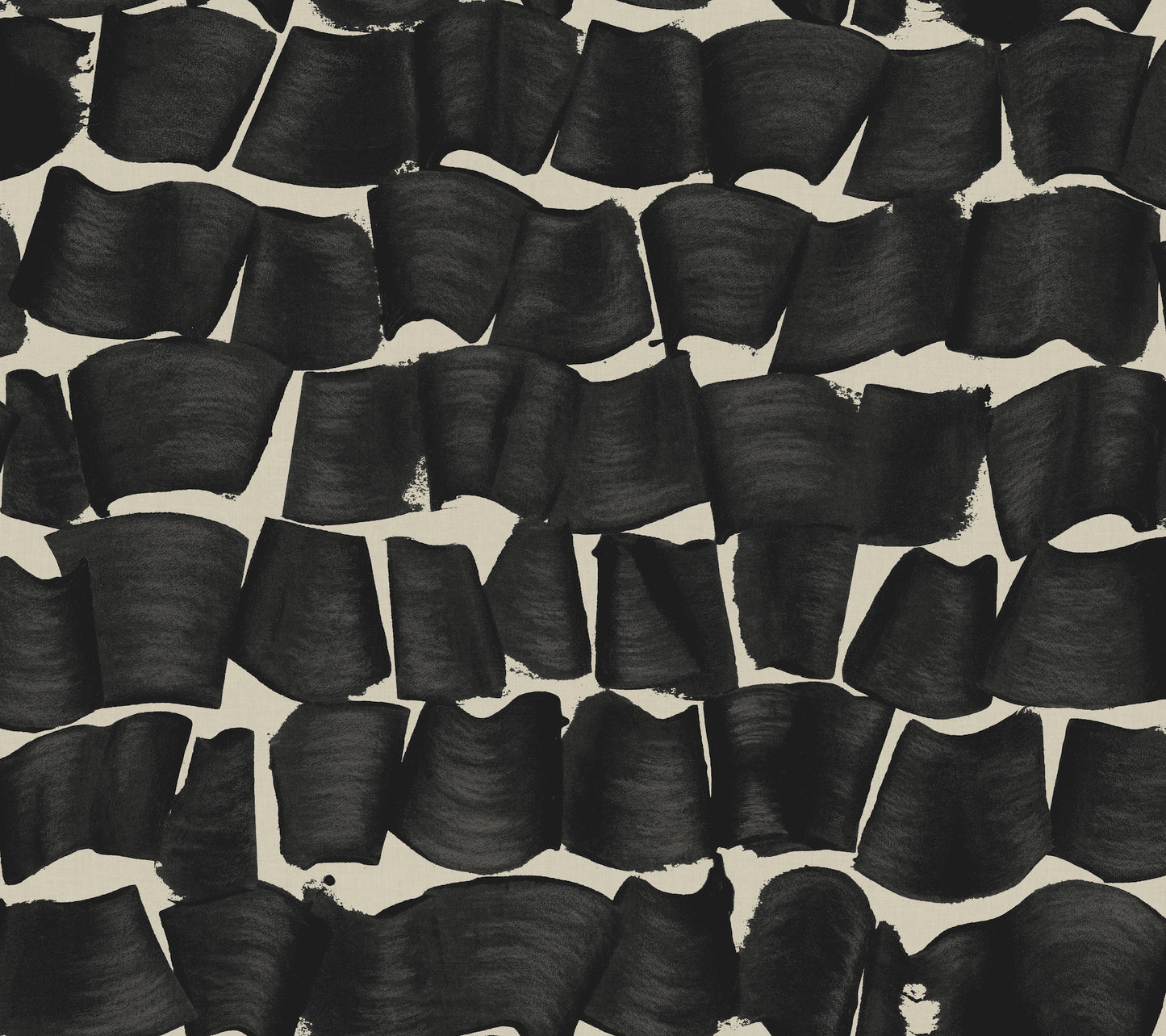 York Wallcoverings New Origins Brushed Ink Black Wallpaper  Novelty Blacks   - OI0651