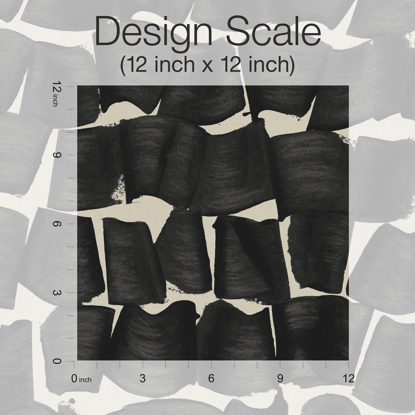 York Wallcoverings New Origins Brushed Ink Black Wallpaper  Novelty Blacks   - OI0651