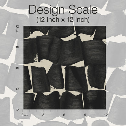 York Wallcoverings New Origins Brushed Ink Black Wallpaper  Novelty Blacks   - OI0651