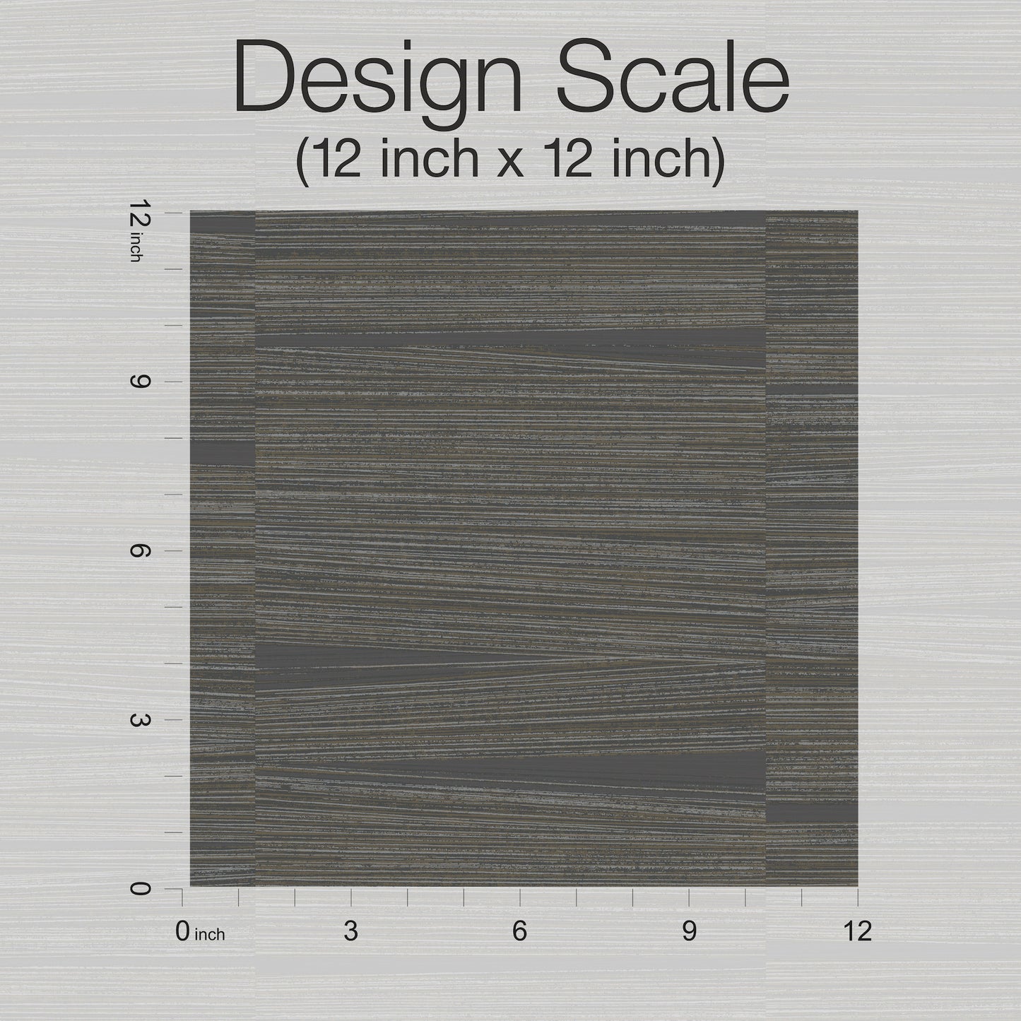 York Wallcoverings New Origins Line Stripe Charcoal Wallpaper  Textures Browns   - OI0661