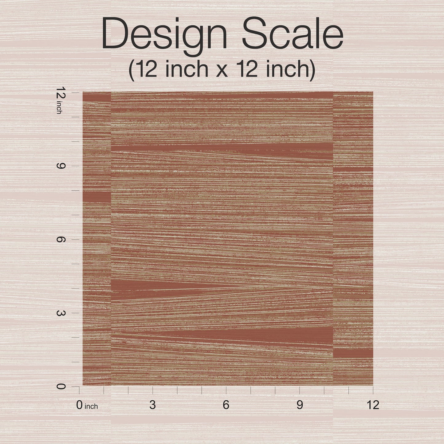 York Wallcoverings New Origins Line Stripe Brick Wallpaper  Textures Reds   - OI0662