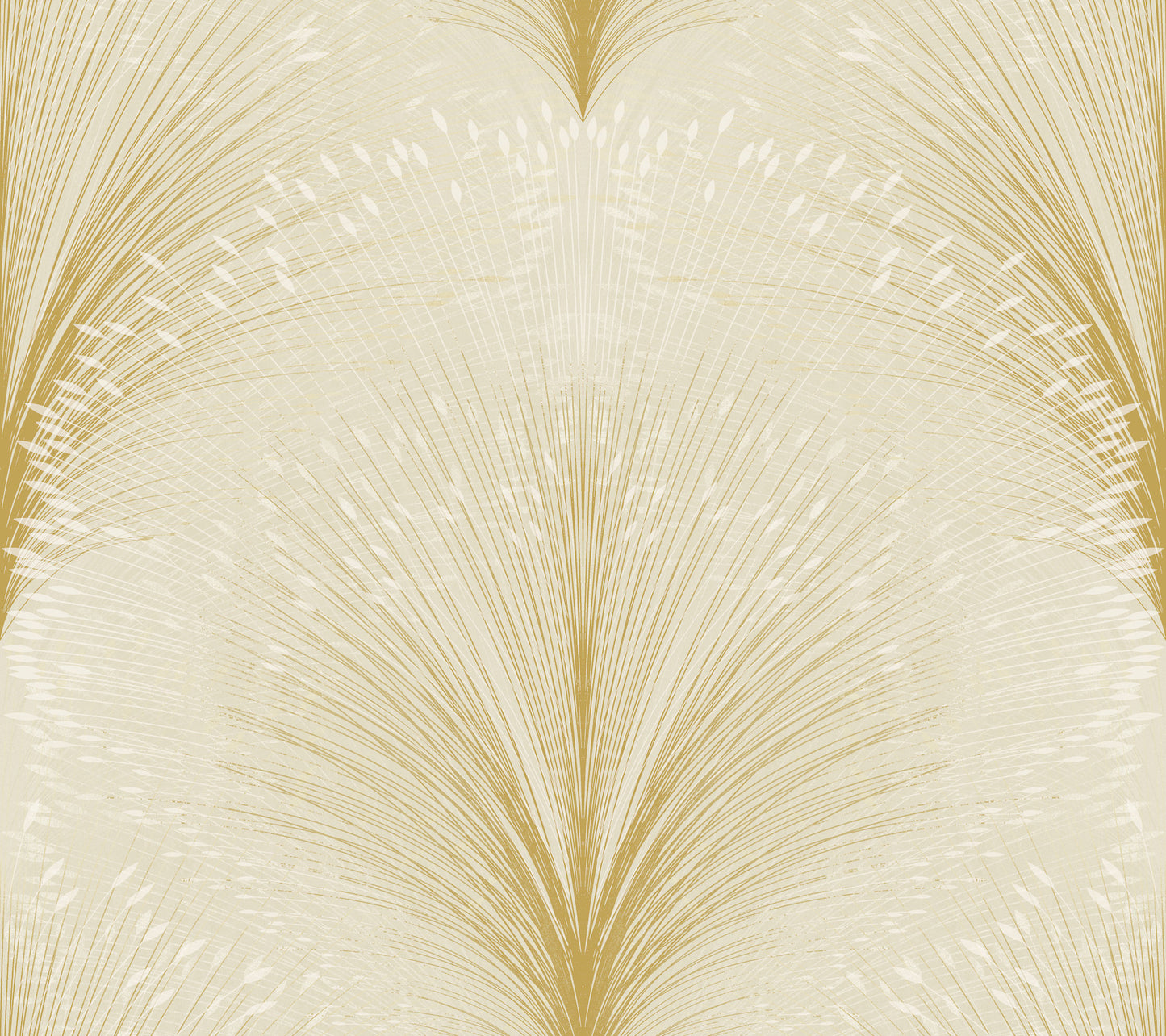 York Wallcoverings New Origins Papyrus Plume Beige Wallpaper  Botanical Beiges   - OI0681