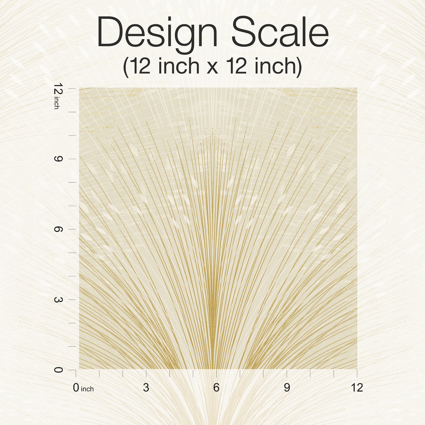 York Wallcoverings New Origins Papyrus Plume Beige Wallpaper  Botanical Beiges   - OI0681