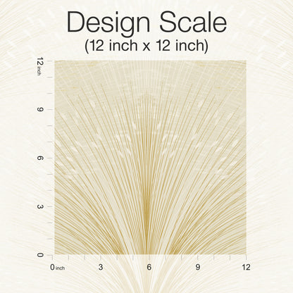 York Wallcoverings New Origins Papyrus Plume Beige Wallpaper  Botanical Beiges   - OI0681