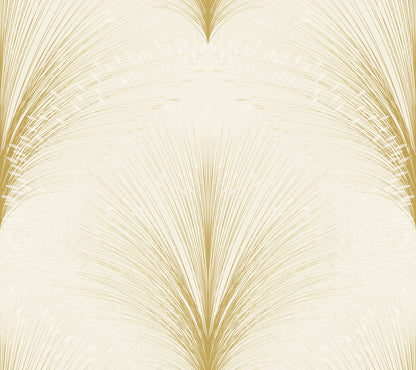 York Wallcoverings New Origins Papyrus Plume Ivory Wallpaper  Botanical Whites and Off-Whites   - OI0683