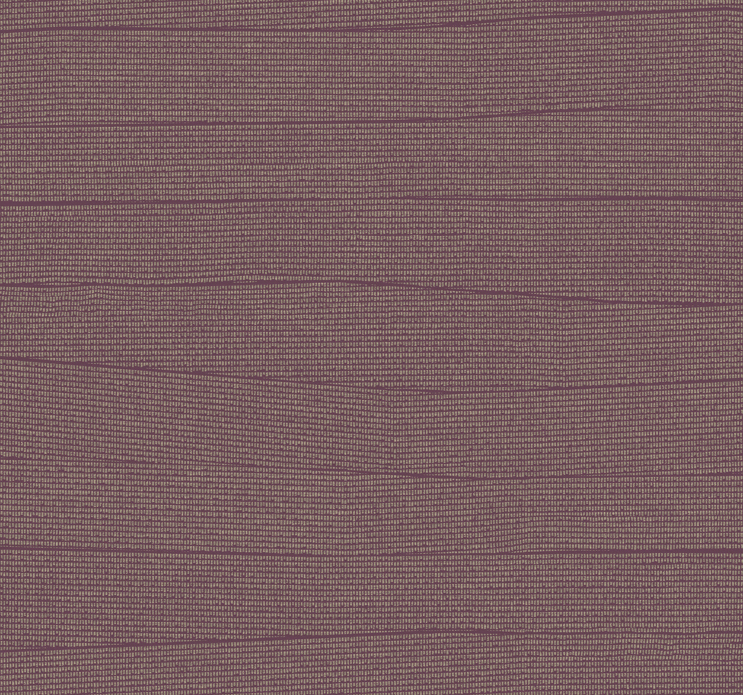 York Wallcoverings New Origins Natural Grid Mulberry Wallpaper  Geometrics Reds   - OI0691