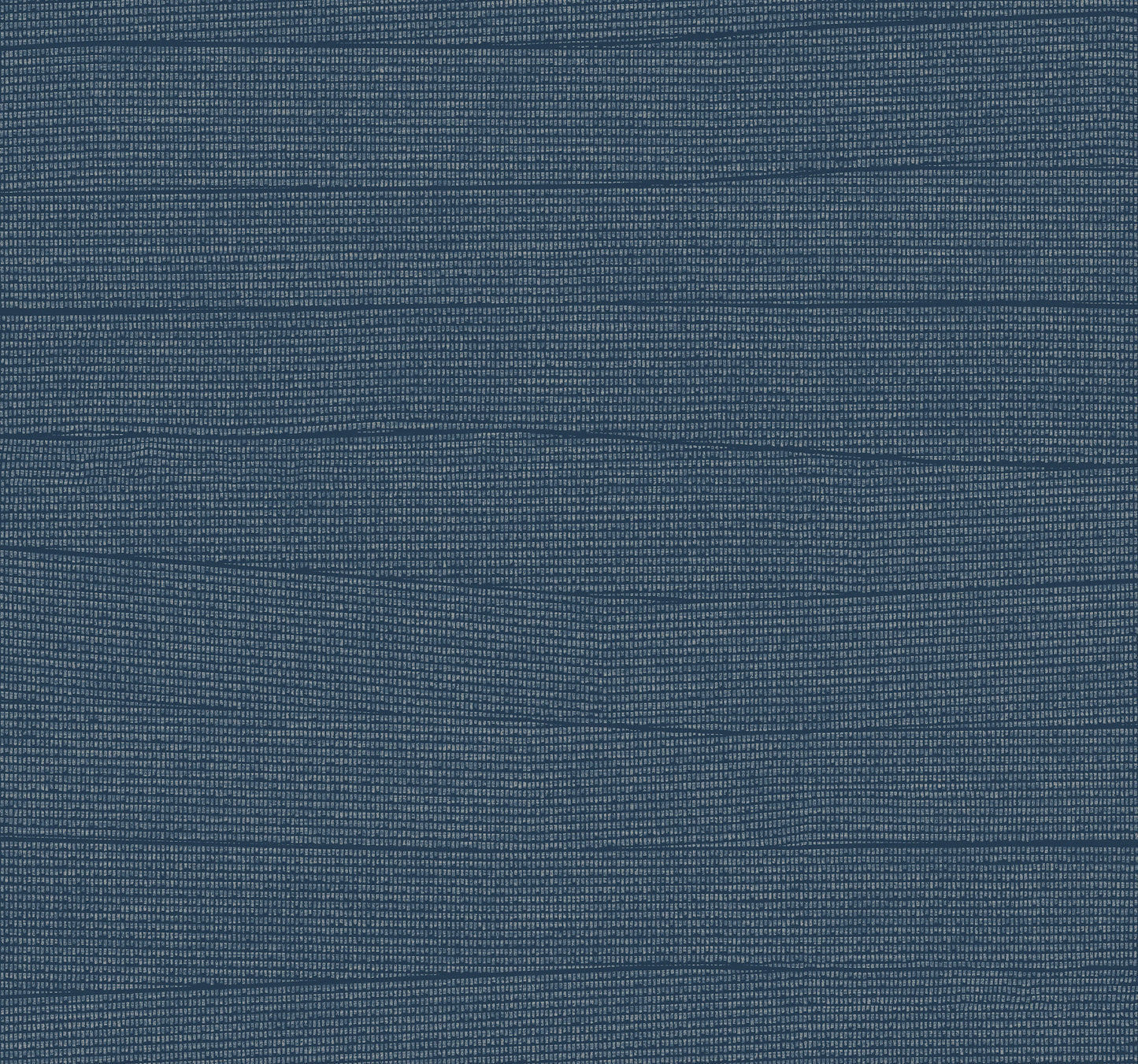 York Wallcoverings New Origins Natural Grid Navy Wallpaper  Geometrics Blues   - OI0694