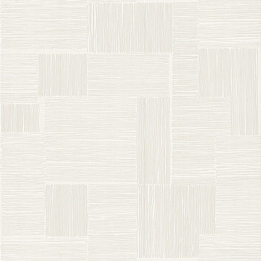 York Wallcoverings York Wallcoverings Contour Ivory Wallpaper  Geometrics Whites and Off-Whites   - OI0701