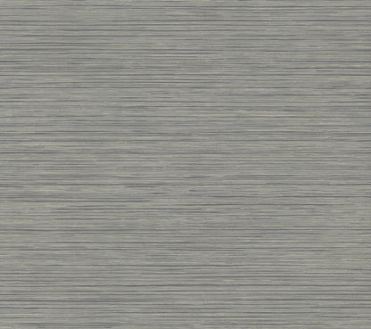 York Wallcoverings Grasscloth II Vista Charcoal Wallpaper  Textures Blacks   - OI0735