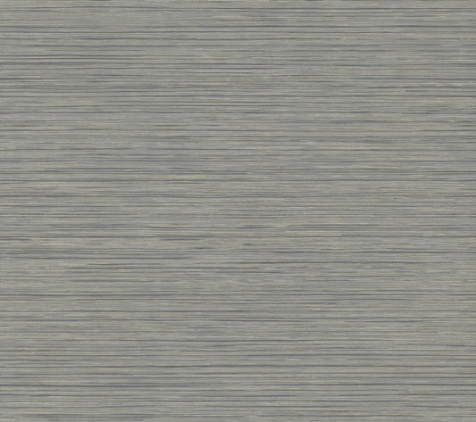 York Wallcoverings Grasscloth II Vista Charcoal Wallpaper  Textures Blacks   - OI0735