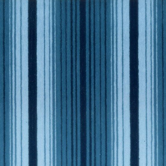 STOUT TEXTILES  UPHOLSTERY,CHENILLE TRADITIONAL, STRIPE OCEAN   - OKEM-2