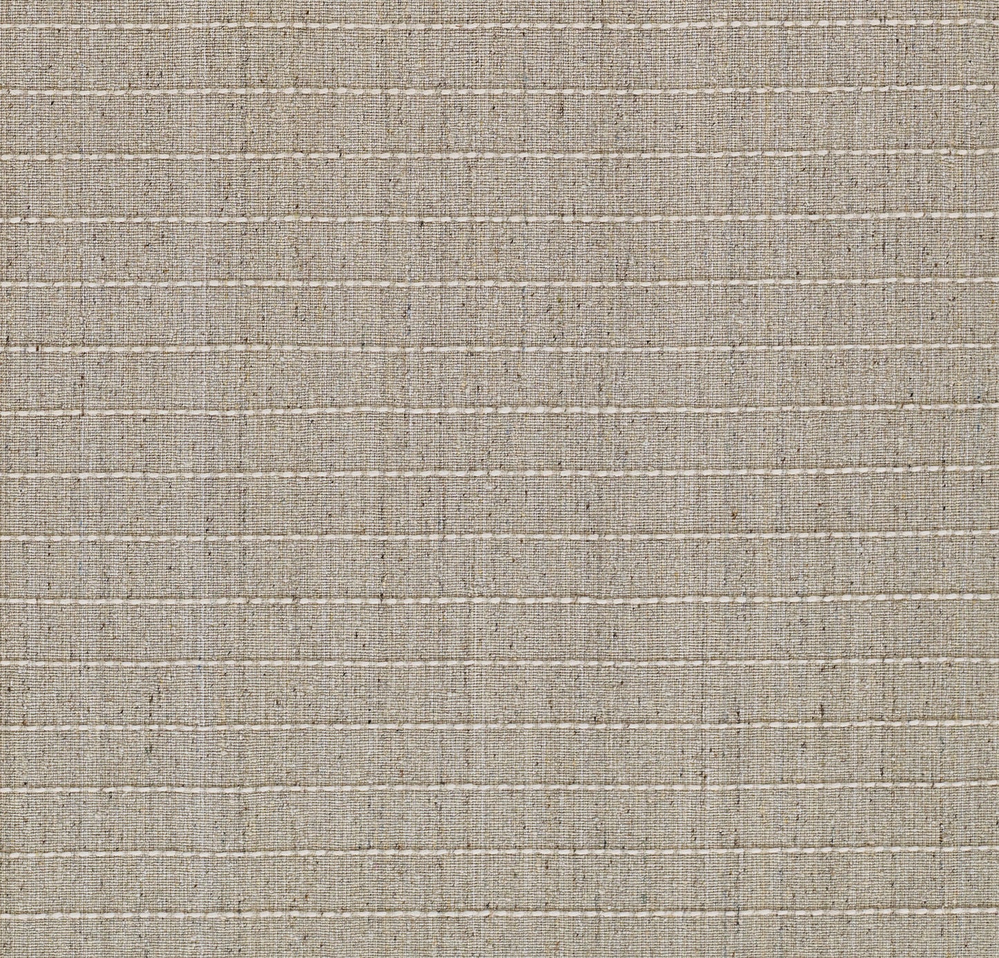 Natural beige woven runner rug with subtle cream horizontal stripes and textured jute fibers.
