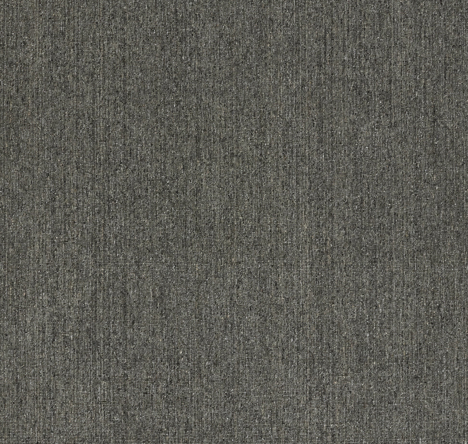 Charcoal gray textured woven upholstery fabric, subtle heather, suitable for sofa or chair.