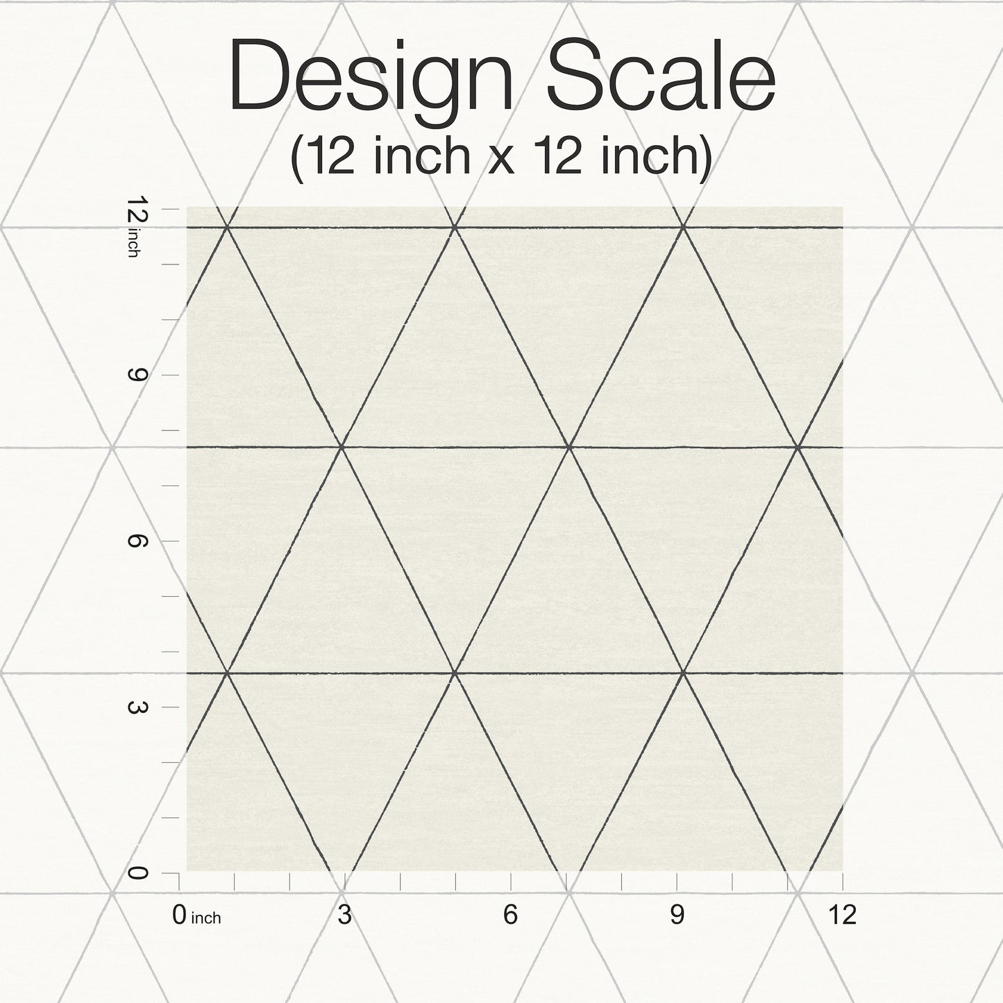 York Wallcoverings Magnolia Open Sheet Ridge White and Black Wallpaper Modern Geometrics Whites and Off-Whites   - OM3615