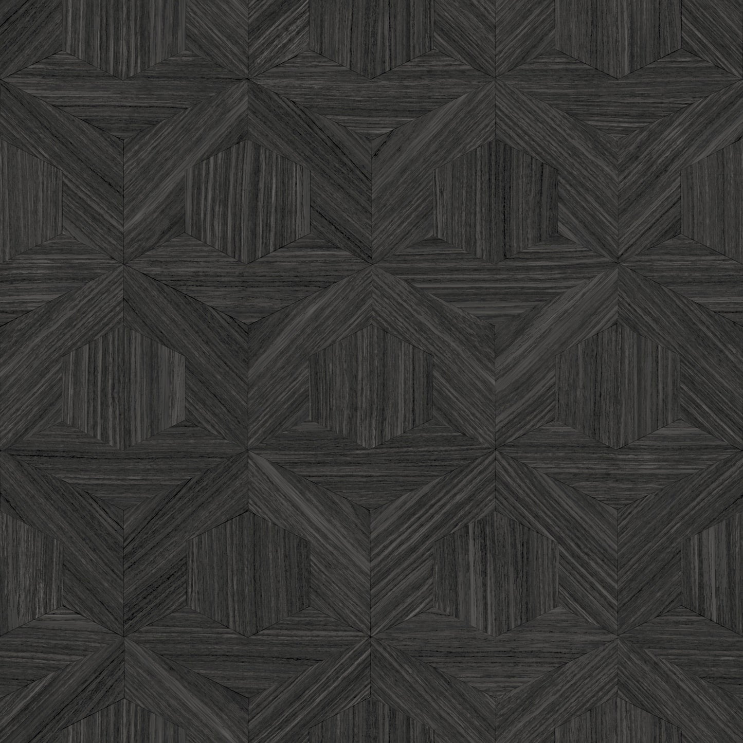 York Wallcoverings Magnolia Open Sheet Parquet Black Wallpaper  Brick, Wood and Stone Blacks   - OM3621