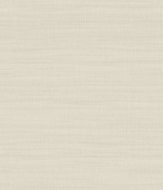 York Wallcoverings Magnolia Home 4 Washed Cotton Linen Wallpaper Transitional Solids Beiges   - OM3661